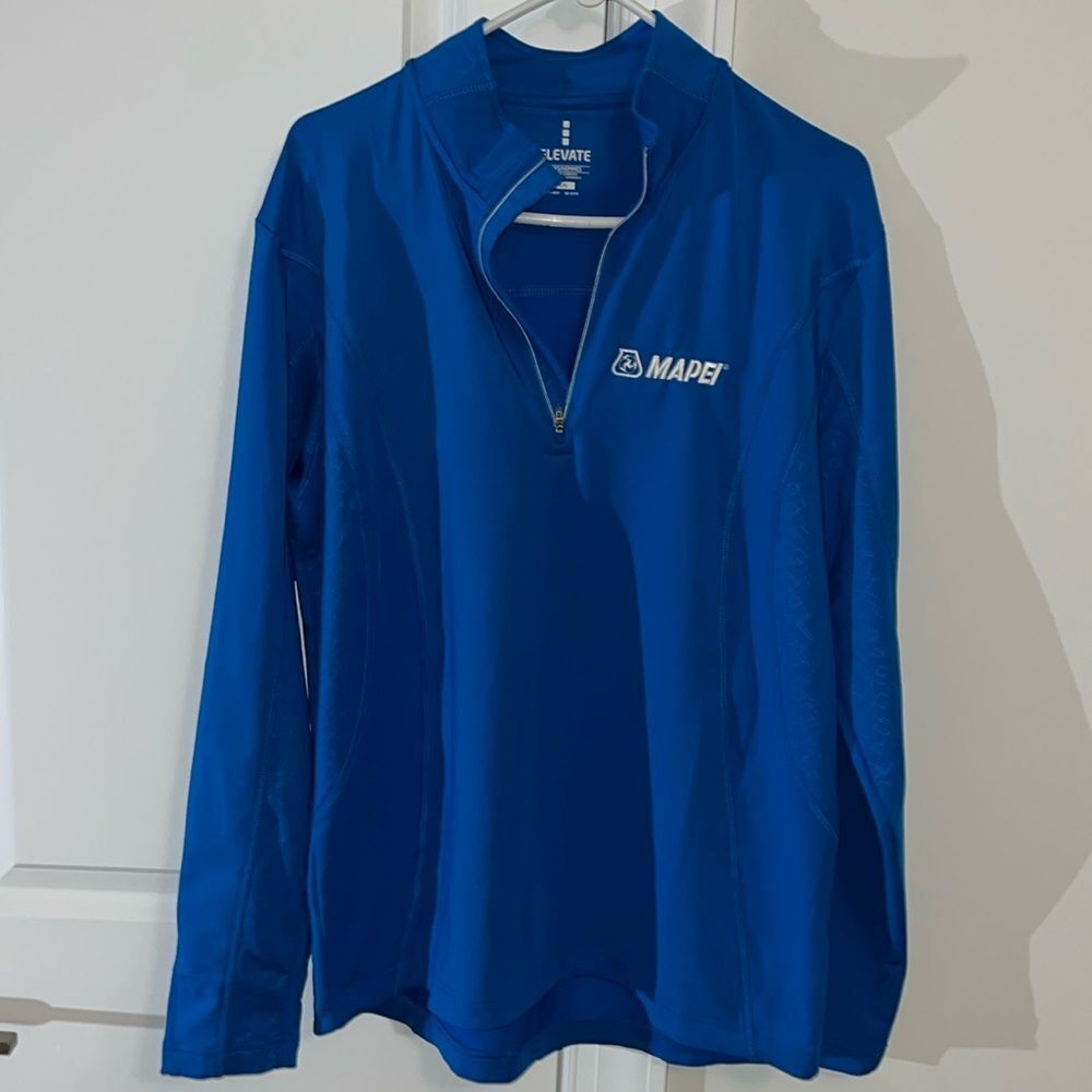 Mapei Pullover Duke Royal Blue Bike Biking Cycling Reflective Sweatshirt Shirt L